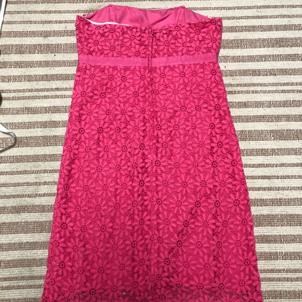 Vintage Lilly Pulitzer, Hotty Pink Bowen Dress. Size 8. - Picture 7 of 7